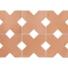 Carrelage sol / mur forme croix 12x12 cm KASBAH BASE TERRACOTTA-Aelle Carrelage Online