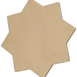 Carrelage sol / mur forme étoile 16,8x16,8 cm KASBAH STAR FAWN-Aelle Carrelage New