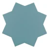 Aelle Carrelage Carrelage sol / mur forme étoile bleu 16,8x16,8 cm PORTO STAR AZURE