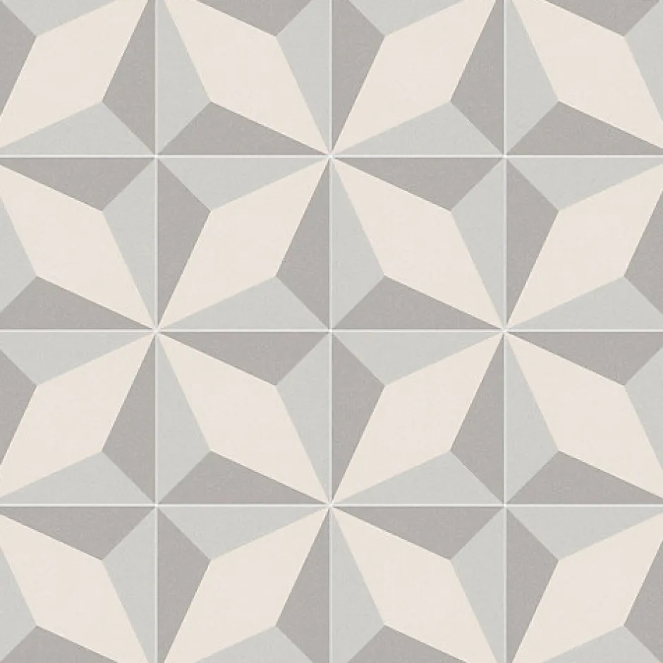 Aelle Carrelage Carrelage sol / mur hexagonal à motif coloré 17,5x20 cm COIMBRA BELLA BLUE 30658