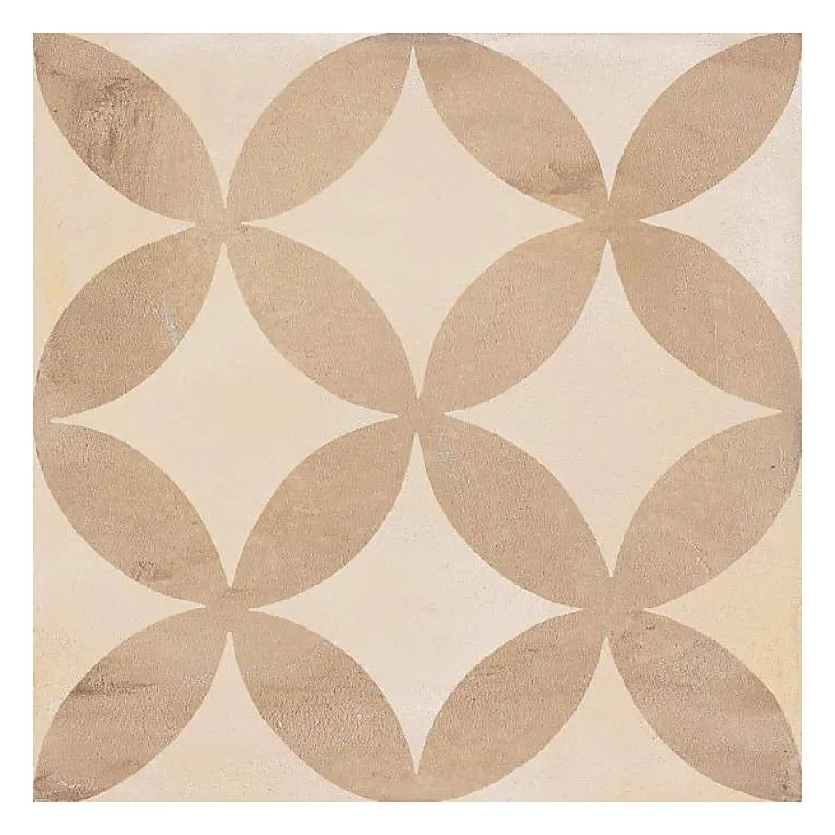 Eiffel art construction Carrelage sol / mur hexagonal effet ciment 25 x 21.6 cm TERRA ASTRO