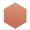 Carrelage sol / mur hexagonal uni terracotta 17,5x20 cm COIMBRA WARM SIENA 30637-Aelle Carrelage