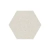 Eiffel art construction Carrelage sol / mur hexagonal effet terrazzo grand format blanc 51,9x59,9 cm MICRA Hexagono Blanco
