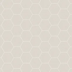 Eiffel art construction Carrelage sol / mur hexagonal effet terrazzo grand format blanc 51,9x59,9 cm MICRA Hexagono Blanco