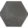 Carrelage sol / mur hexagonal effet ciment vieilli gris anthracite 25x21,6 cm TERRA NERO HEXAGONAL-Aelle Carrelage Sale
