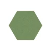 Eiffel art construction Carrelage sol / mur hexagonal effet terrazzo grand format vert 51,9x59,9 cm MICRA Hexagono Verde