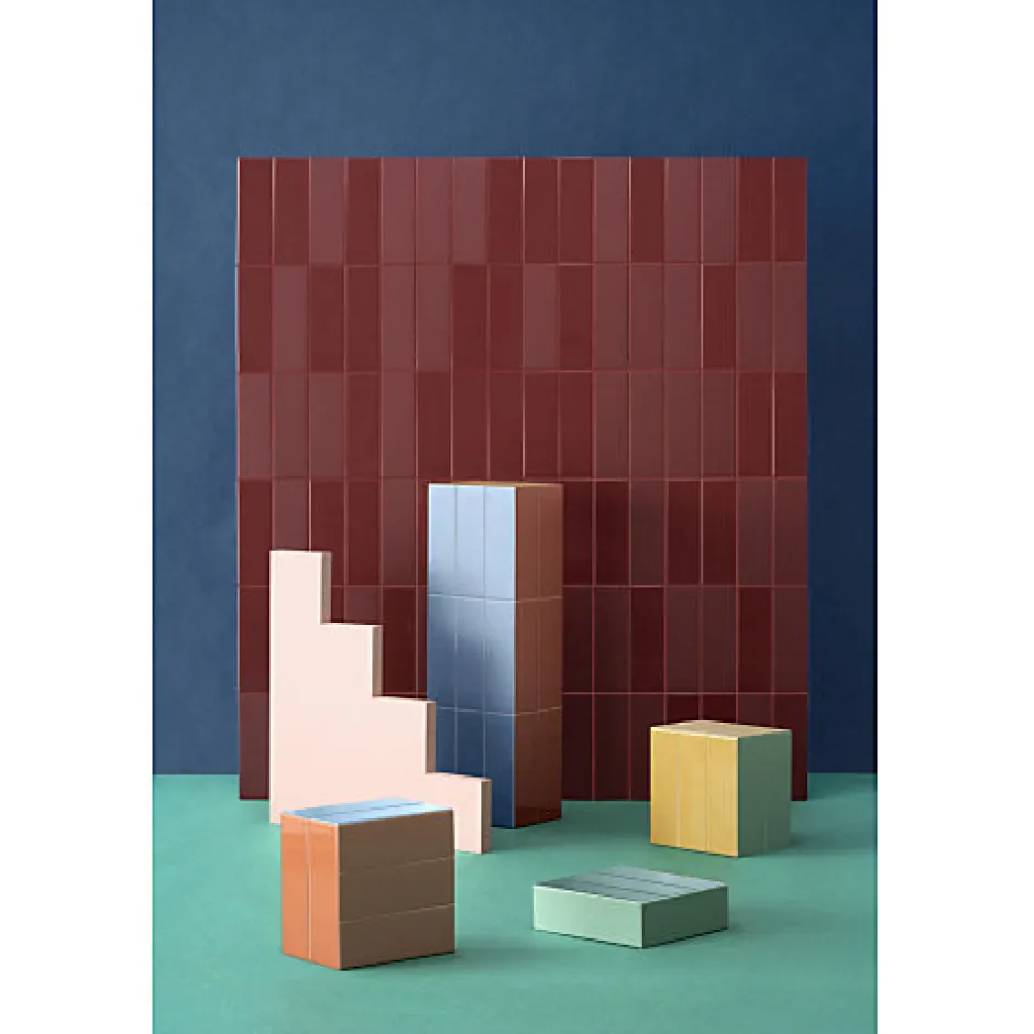 Eiffel art construction Carrelage sol / mur hexagonal effet terrazzo grand format vert 51,9x59,9 cm MICRA Hexagono Verde