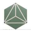 Carrelage sol / mur hexagonal à motif coloré 17,5x20 cm COIMBRA SOLAR 30661-Aelle Carrelage Hot