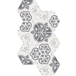 Aelle Carrelage Carrelage sol / mur hexagonal motif patchwork 26,23 cm ALCHIMIA ELISIR