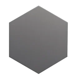Aelle Carrelage Carrelage sol / mur hexagonal uni noir 17,5x20 cm COIMBRA BLACK 30635