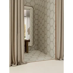 Carrelage sol / mur hexagonal effet ciment 25x21,6 cm TERRACRETA Intarsio Argilla(vendu par boite de 1.18m2)-Eiffel art construction Discount