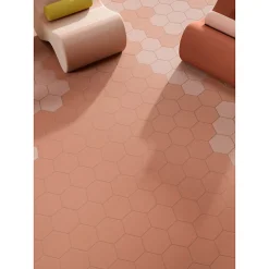 Carrelage sol / mur hexagonal terracotta 17x15 cm MINIMA8.6 COTTO-Aelle Carrelage New