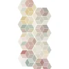 Aelle Carrelage Carrelage sol / mur hexagonal coloré 17x15 cm MINIMA8.6 MULTI COLOR 1 MIN103M