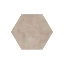 Carrelage sol / mur hexagonal effet ciment vieilli gris claire 25x21,6 cm TERRA GRIGIO-Aelle Carrelage