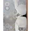 Aelle Carrelage Carrelage sol / mur hexagonal effet béton gris RIFT HEXAGONO CEMENTO