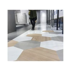 Aelle Carrelage Carrelage sol / mur hexagonal effet marbre blanc grand format NIKOI HEXAGONO VERBIER