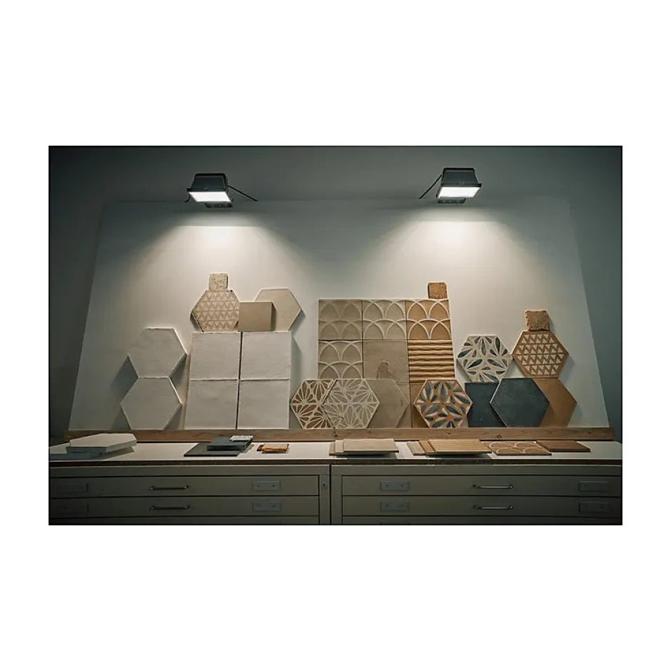 Carrelage sol / mur hexagonal effet ciment 25x21,6 cm TERRACRETA Dipinto Marna(vendu par boite de 1.18m2)-Eiffel art construction Clearance