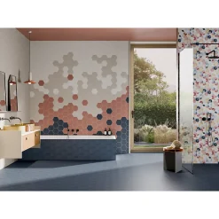 Carrelage sol / mur hexagonal ocre 17x15 cm MINIMA8.6 OCRA-Aelle Carrelage Best