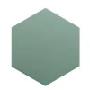 Carrelage sol / mur hexagonal uni vert 17,5x20 cm COIMBRA PICKLE GREEN 30638-Aelle Carrelage