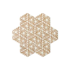 Eiffel art construction Carrelage sol / mur hexagonal effet ciment 25x21,6 cm TERRACRETA Cesello Chamotte(vendu par boite de 1.18m2)