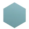 Carrelage sol / mur hexagonal uni bleu 17,5x20 cm COIMBRA AZURE 30636-Aelle Carrelage New