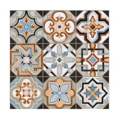 Aelle Carrelage Carrelage sol / mur mosaique motif coloré WORLD PARKS CENTRAL