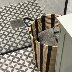 Carrelage sol / mur pose baton rompu chevron uni rose mate STROMBOLI ROSE BREEZE-Aelle Carrelage Hot