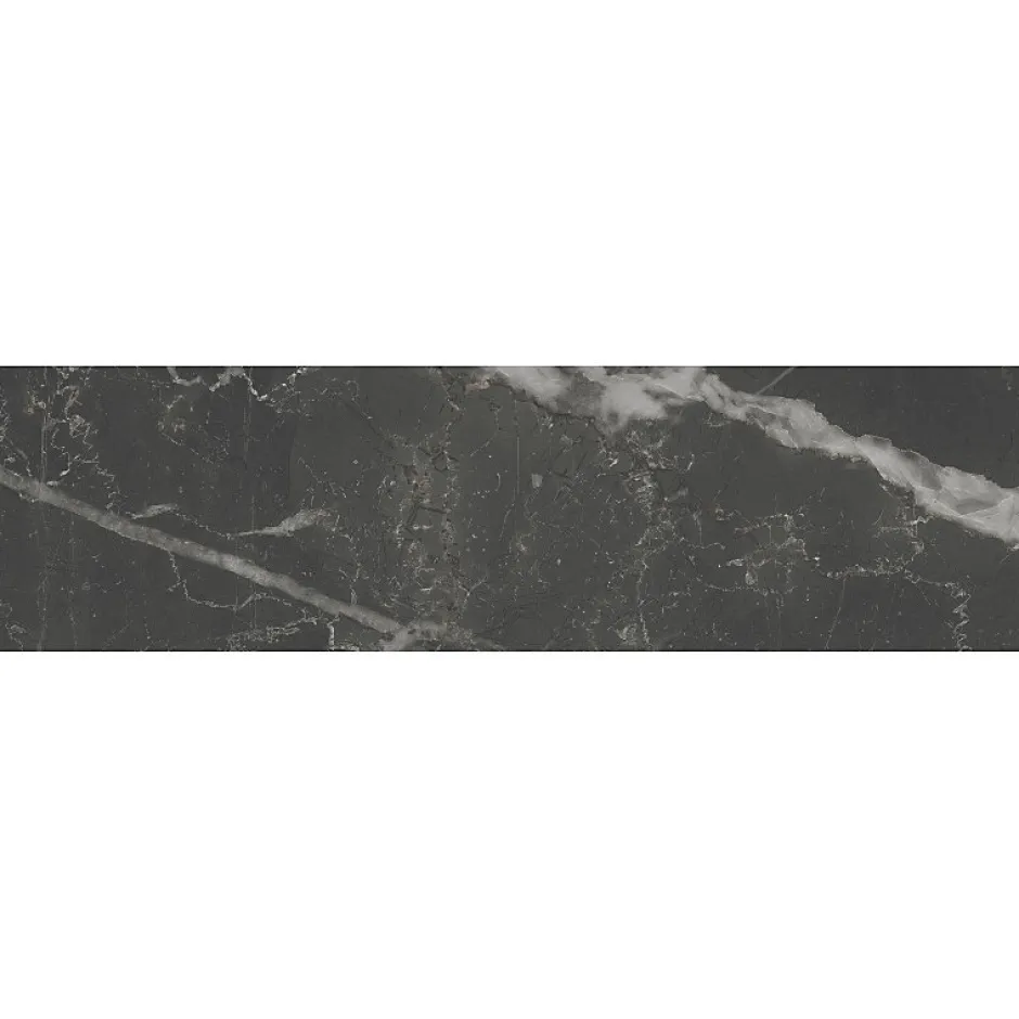 Aelle Carrelage Carrelage sol / mur rectangulaire effet marbre noir mate 6x24 cm SCULTOREA dark diamond miniature J479