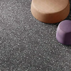 Aelle Carrelage Carrelage sol / mur terrazzo multicouleur 18,6x18,6 cm CONFETTI NERO PETROLIO