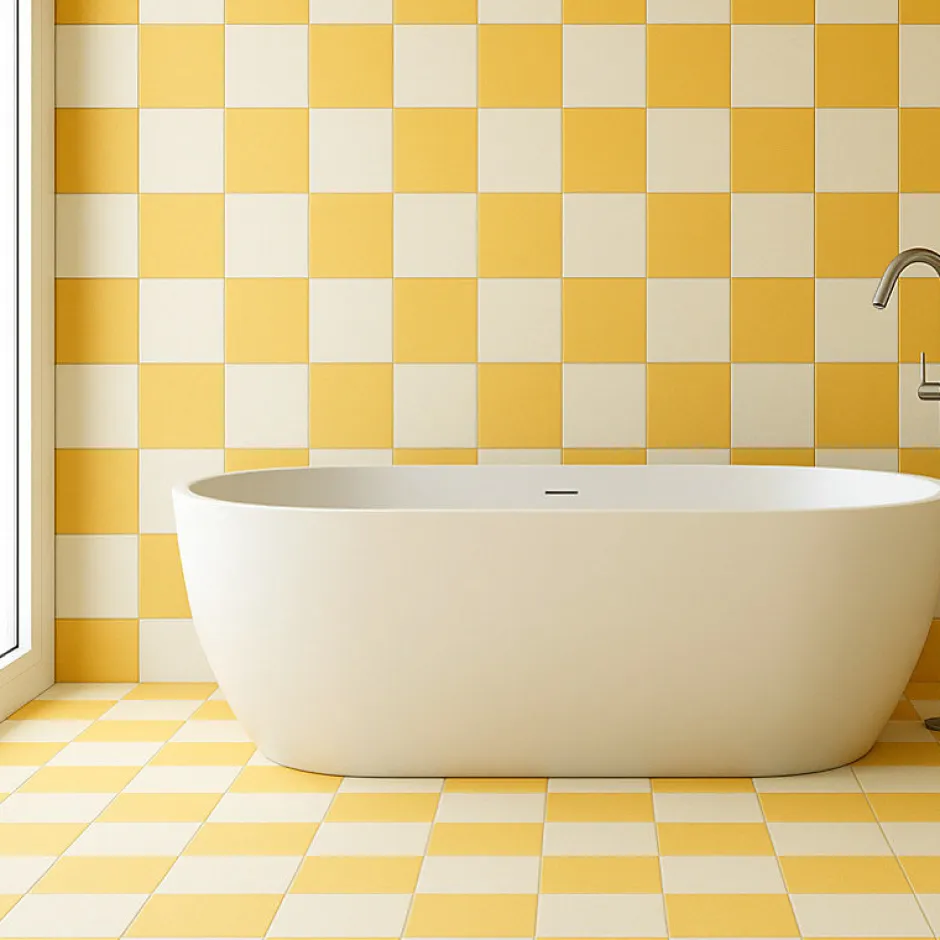 Aelle Carrelage Carrelage sol / mur 20x20 uni jaune MONOCOLOR LIMON