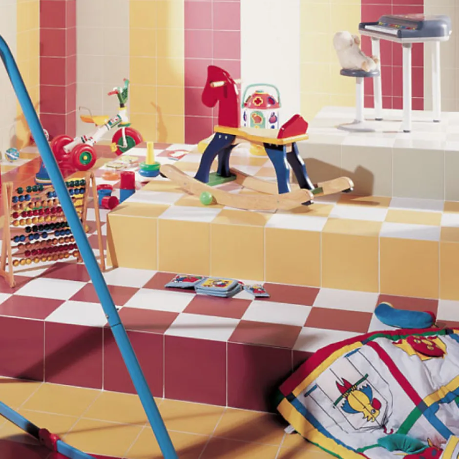 Aelle Carrelage Carrelage sol / mur 20x20 uni jaune MONOCOLOR LIMON