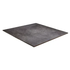 GoodHome Carrelage sol anthracite effet béton L.42,6 x l.42,6 cm x ép.7,4 mm, Konkrete