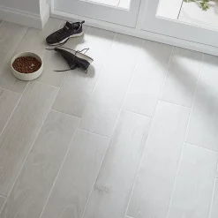 Carrelage sol blanc 20 x 80 cm Pine Wood-Colours New