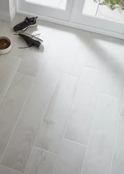 Carrelage sol blanc 20 x 80 cm Pine Wood-Colours New