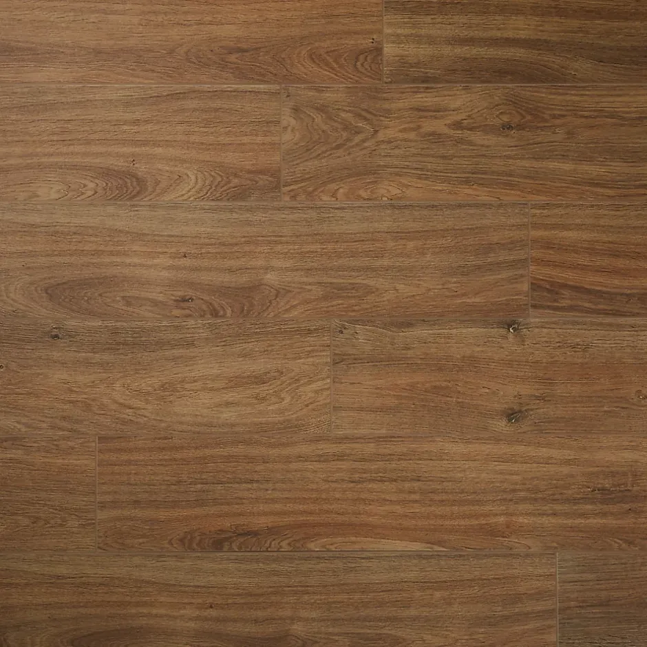 Colours Carrelage sol effet bois brut miel L.120 x l.20 cm x ép.10 mm, Rustic Wood