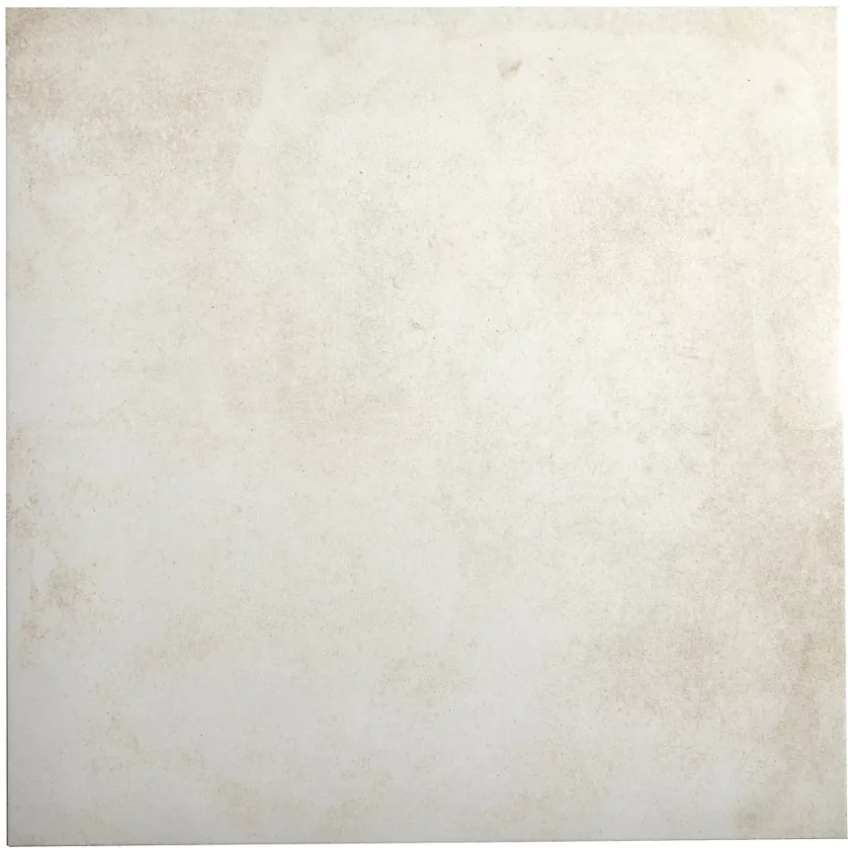 Carrelage sol effet béton ivoire L.61,6 x l.61,6 cm x ép.7,4 mm, Konkrete-GoodHome Outlet