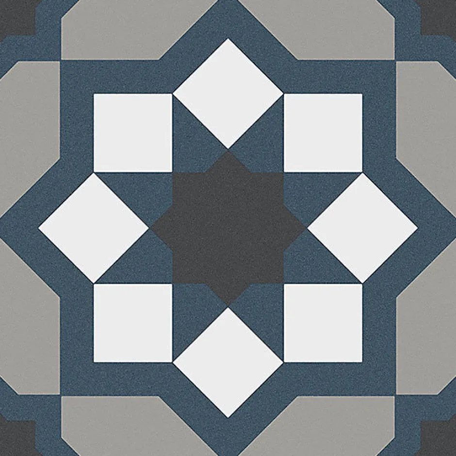 Carrelage sol effet carreaux de ciment Classico capri cold 20x20 cm - Réflex boutique-Reflex Boutique Hot