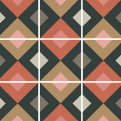 Carrelage sol effet carreaux de ciment Fancy Jasmine day 15x15 cm - Réflex boutique-Reflex Boutique New