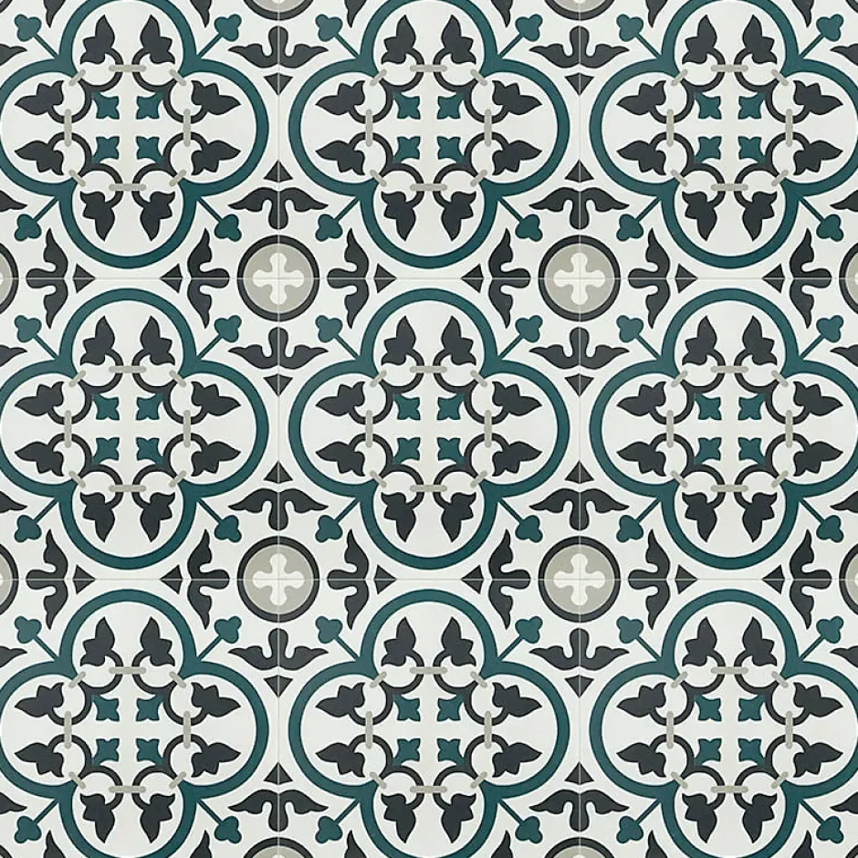 Reflex Boutique Carrelage sol effet carreaux de ciment Montaigne St-Etienne 20x20 cm -