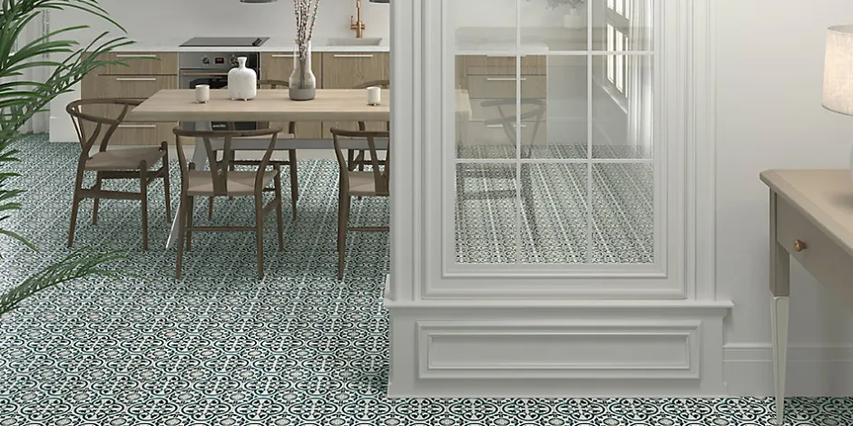 Reflex Boutique Carrelage sol effet carreaux de ciment Montaigne St-Etienne 20x20 cm -