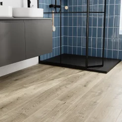 GoodHome Carrelage sol et mur aspect bois naturel L.120 x l.20 cm x ép.9 mm, Antic Rustic