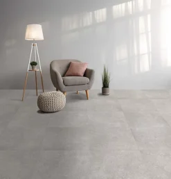 Carrelage sol et mur Baronstone coloris gris 60X60 cm