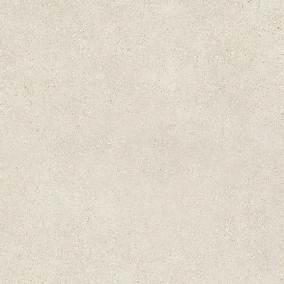 Baldocer Carrelage sol et mur blanc cassé effet béton L.60 x l.60 cm x ép.9.3 mm, Asphalt