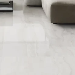 Carrelage sol et mur blanc brillant Onyx 60 x 120 cm- Clearance