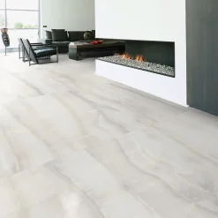 Carrelage sol et mur blanc mat Onyx 60 x 120 cm