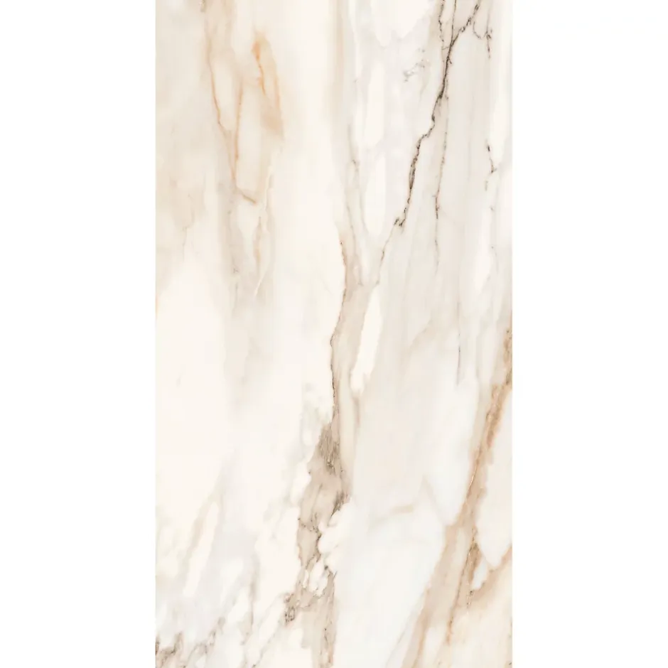 Carrelage sol et mur doré brillant Prestige 60 x 120 cm- New