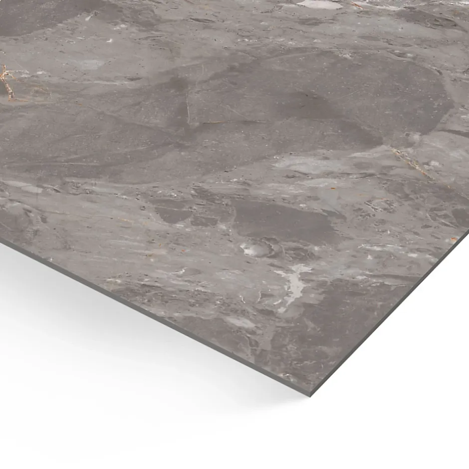 GoodHome Carrelage sol et mur effet pierre gris mat L.60 x l.60 cm x ép.8,2 mm, Zerlina