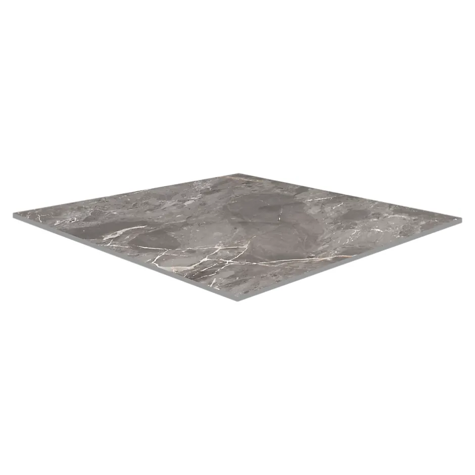 GoodHome Carrelage sol et mur effet pierre gris mat L.60 x l.60 cm x ép.8,2 mm, Zerlina