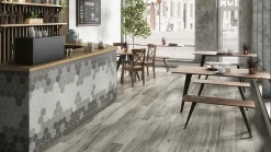 Grespor Carrelage sol et mur effet bois COOLWOOD - 22.2X89.7 COOLWOOD HONEY