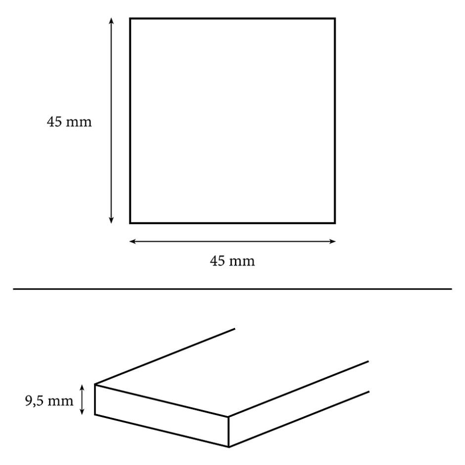 GoodHome Carrelage sol et mur effet marbre blanc brillant L.45 x l.45 cm x ép.9,5 mm, Aruma